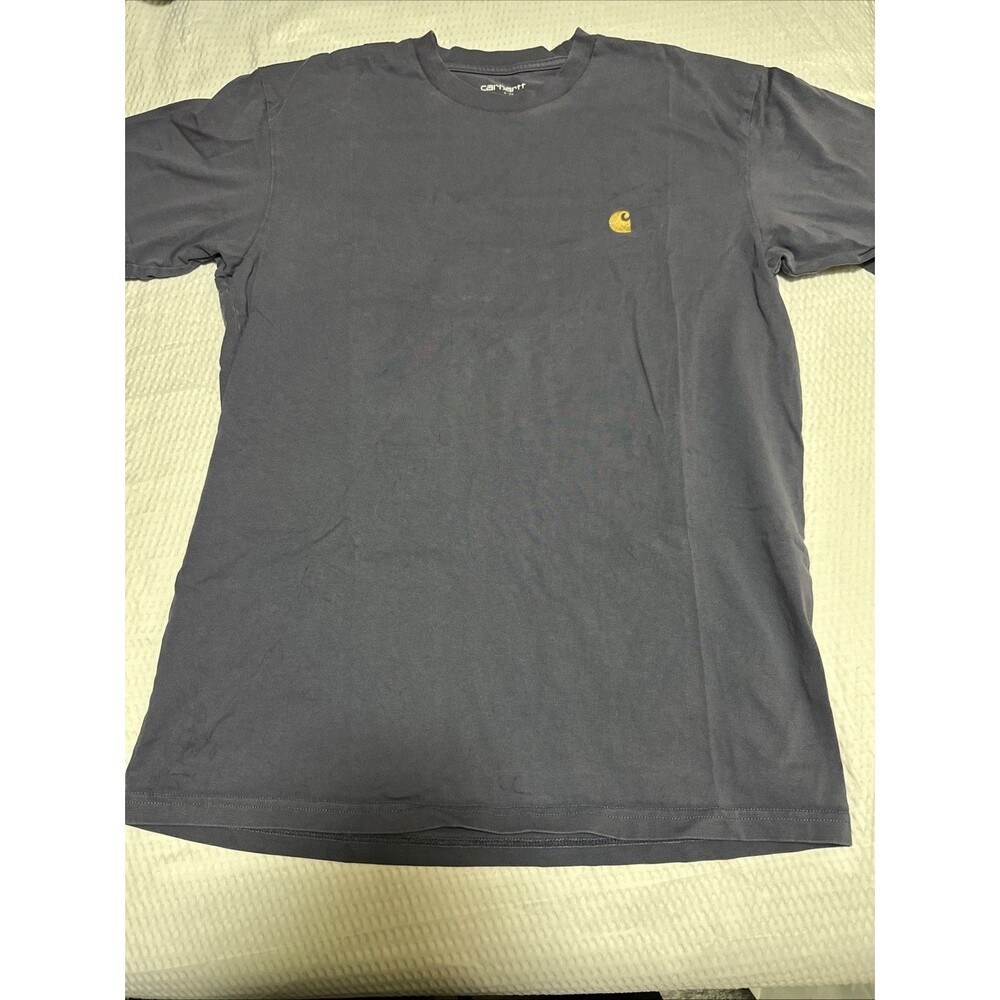 Carhartt WIP Work In Progress Chase T-Shirt Short Sleeve Blue Mens S